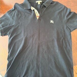 Men's Black Burberry shirt